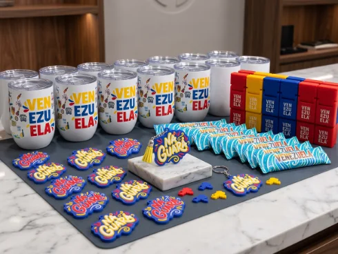 Recuerdos preparados para un evento